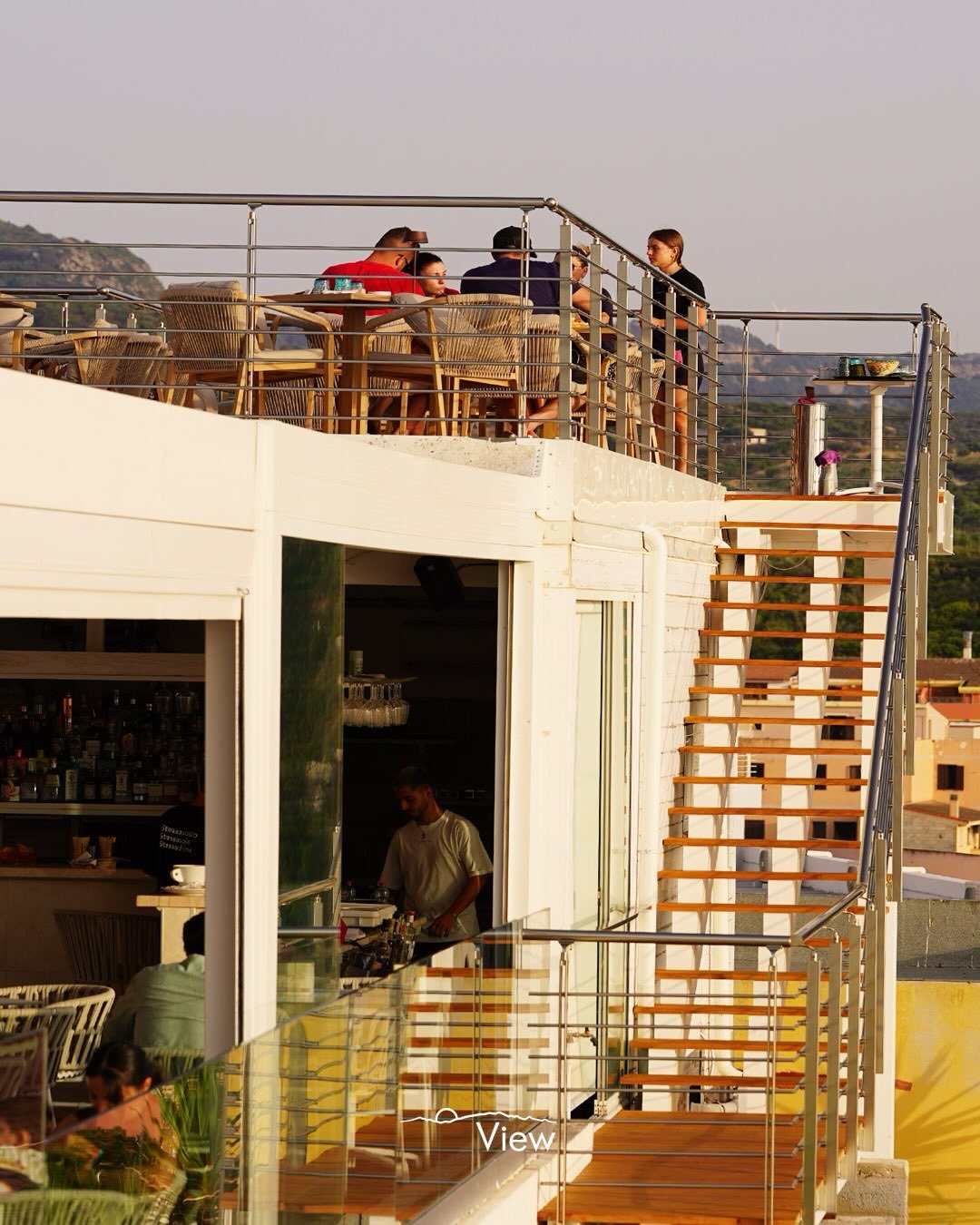 La nuova terrazza del View pronta per la serata